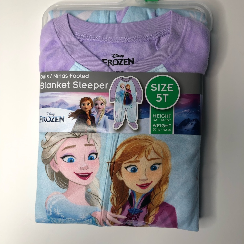 Disney's Frozen Blanket Sleeper Size 12M-5T - Picture 10 of 12